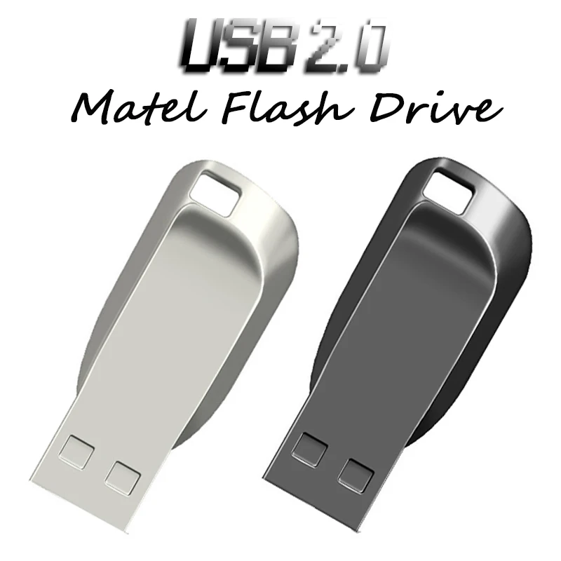 Серебристый/черный металлический флеш диск usb 2 0 4 ГБ 8 16 накопитель 32 Гб 64 128 карта