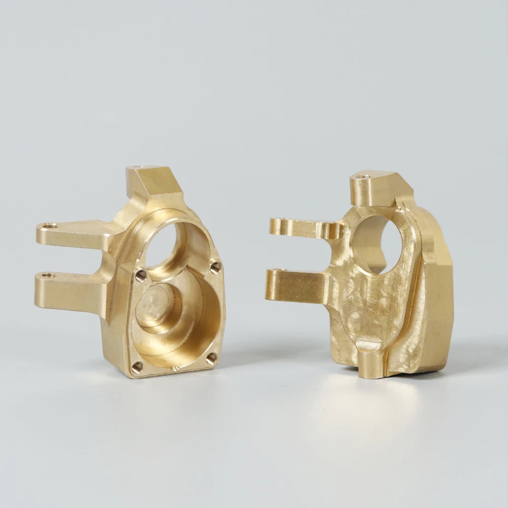 Латунные весы портал поворотный кулак оси корпус для 1:10 RC Crawler Axial SCX10 III AXI03007 и