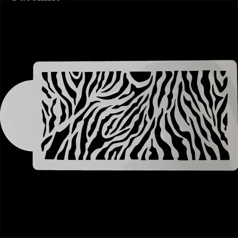 4 шт./компл. формочки для украшения торта с леопардовым принтом зебры трафарет