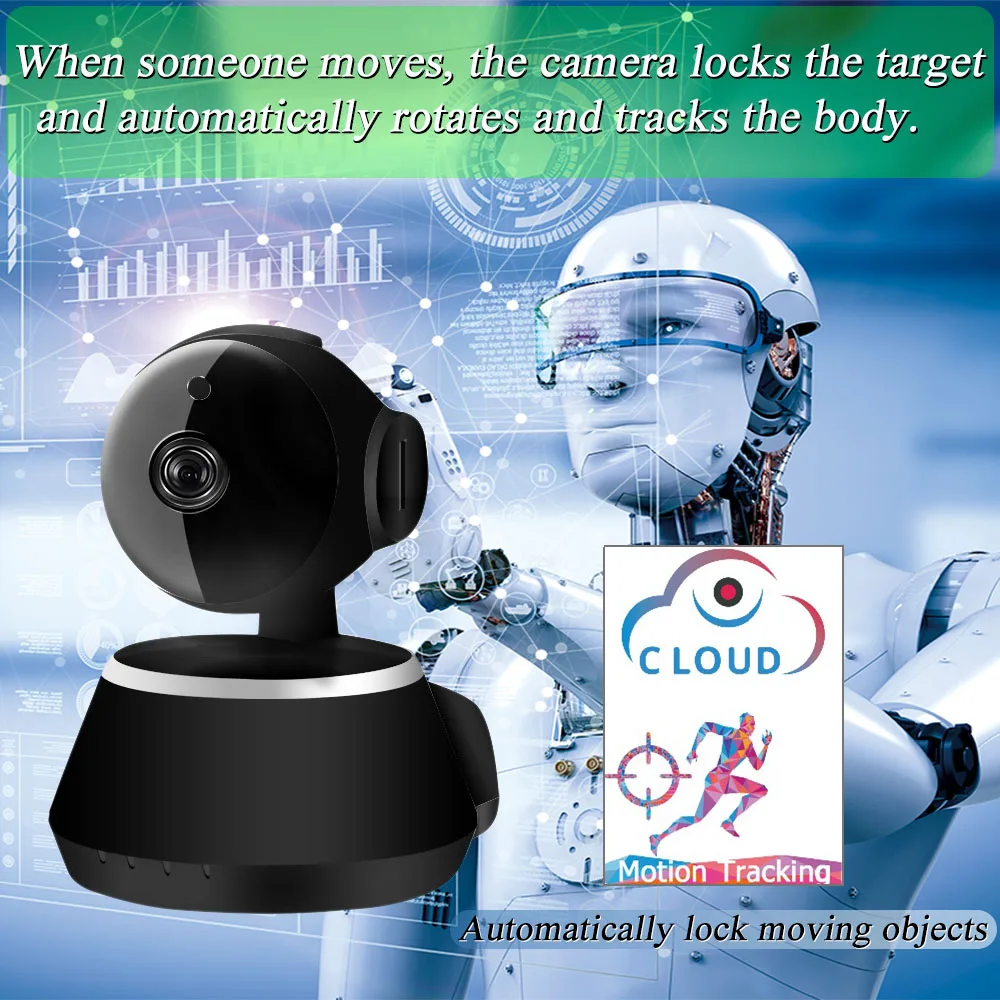 Беспроводная мини камера для помещений 720P 1080P HD IP Wi Fi видеонаблюдение радионяня
