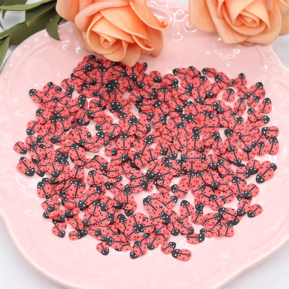 

Блестки «божья коровка» для творчества, изготовление открыток, коллекция цветов