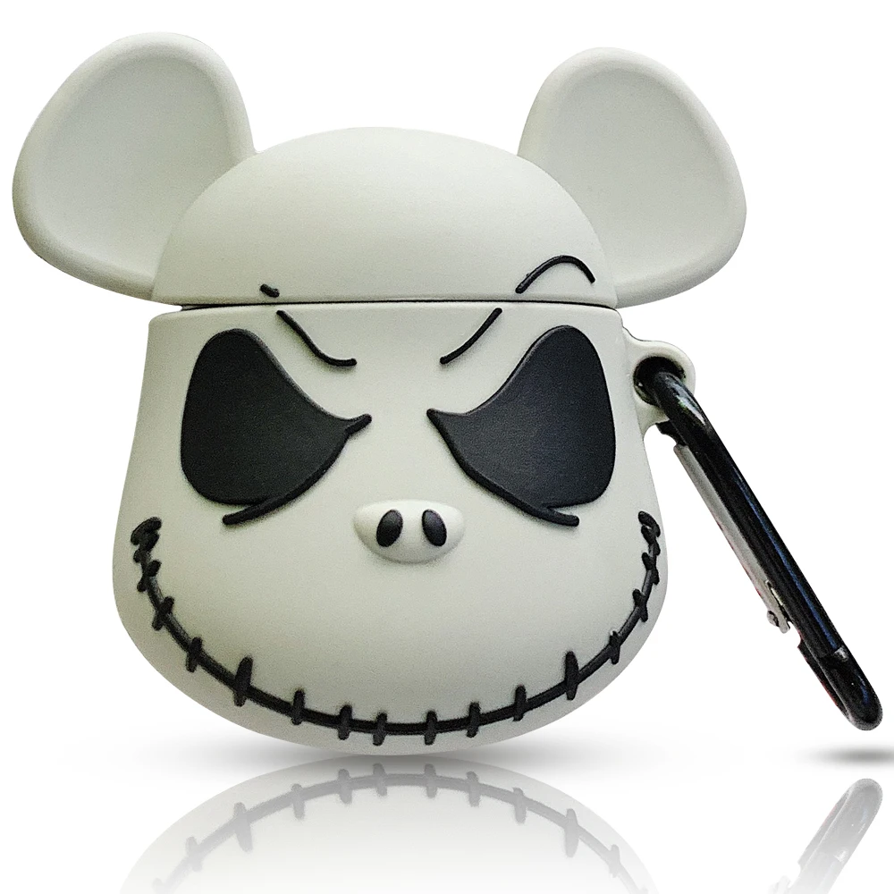 Силиконовый чехол с мультяшным 3D милым рождественским медведем для Airpods 1 2 Bluetooth