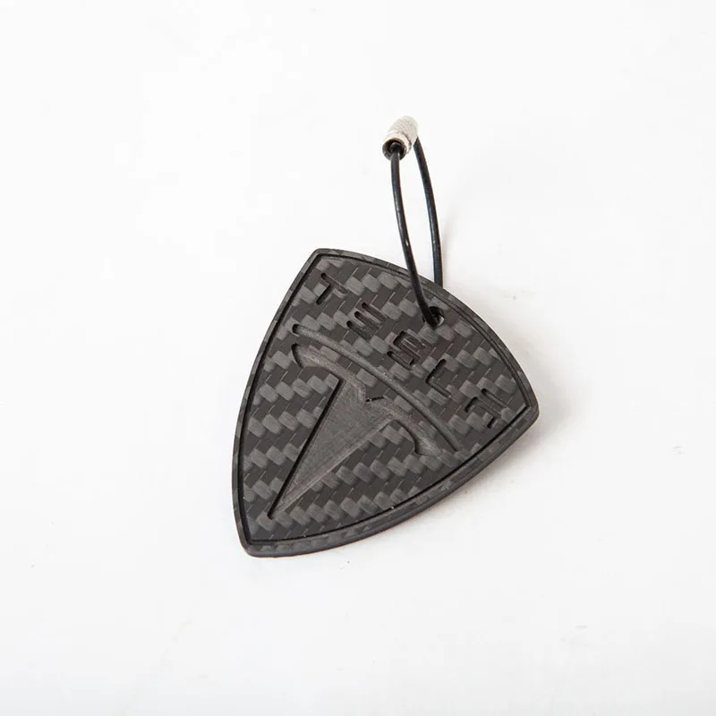 Car Key Ring for Tesla Model 3 S X Y 2021 Real Carbon Fiber Keychain Decorate Accessories Chain Pendant Leaf with Keyring | Автомобили и