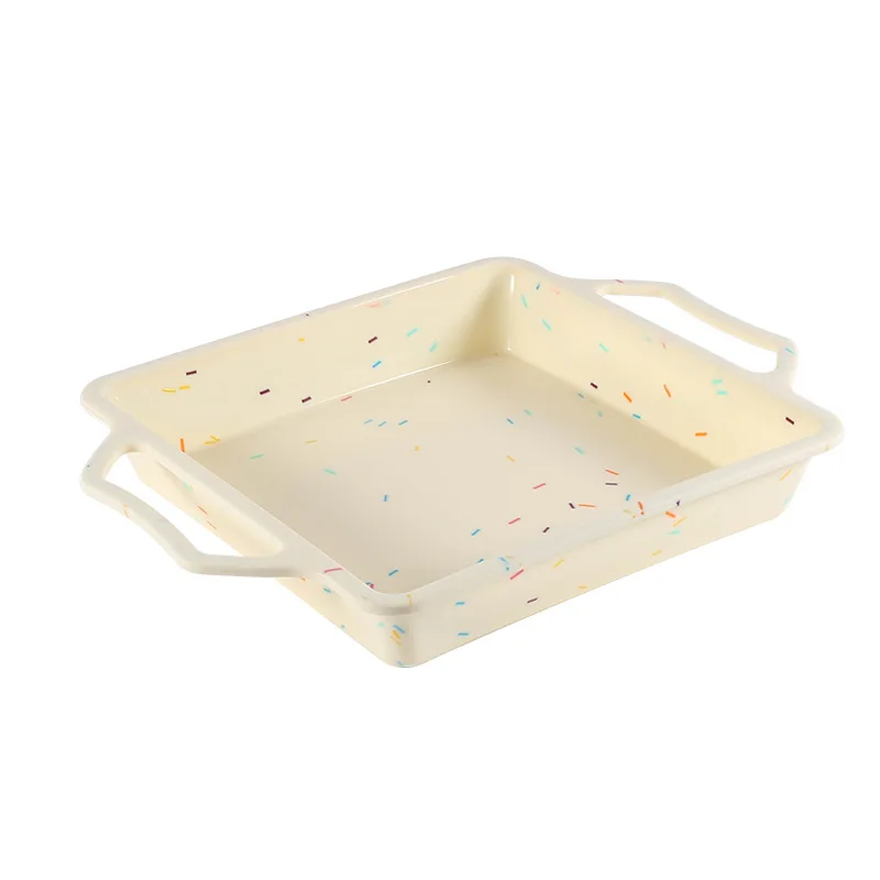 

Силиконовая форма для выпечки в форме цветка прямоугольная силиконовая форма для хлеба форма для выпечки хлеба торт лоток плесень с антипр...