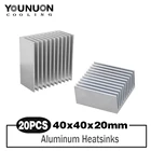 20 шт., алюминиевый радиатор-радиатор для электронных чипов