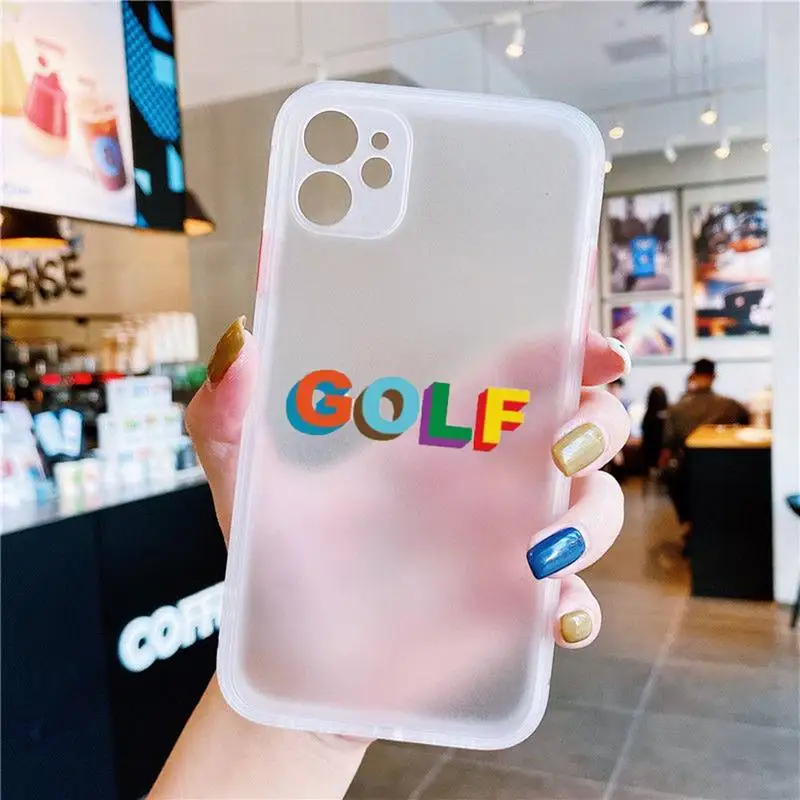 

Golf Wang Tyler Creator Odd Future Phone Case White Transparent Matte For IPhone 8 11 12 S Mini Pro X XS XR MAX Plus Cover Shell