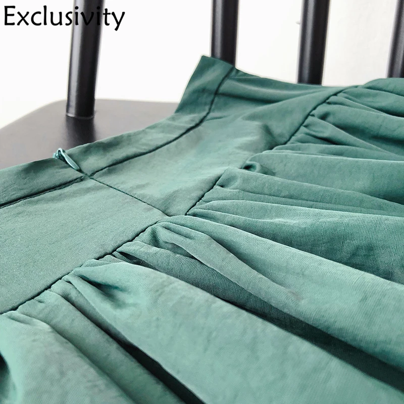 Женская плиссированная юбка с высокой талией на раннюю осень|Женские юбки| |