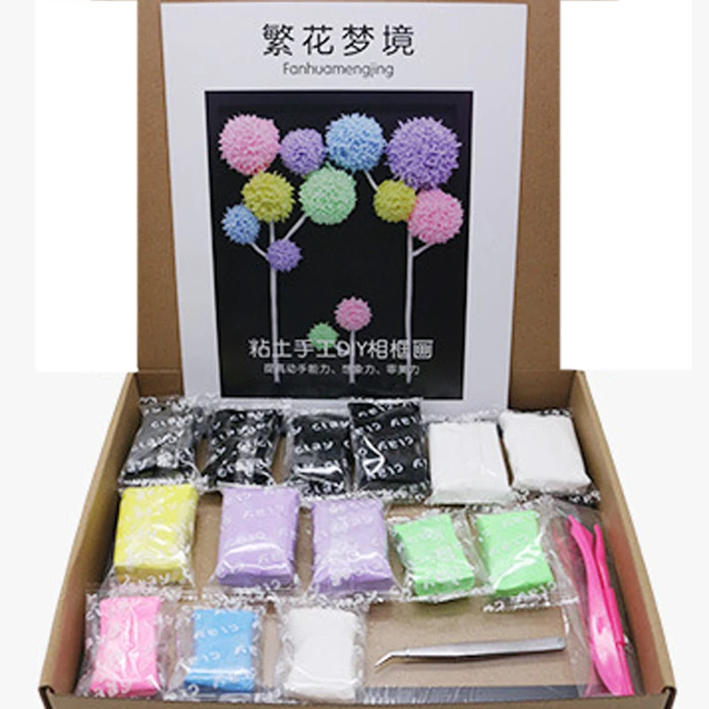 Детские Поделки игрушки для девочек Материалы творчества глина живопись DIY