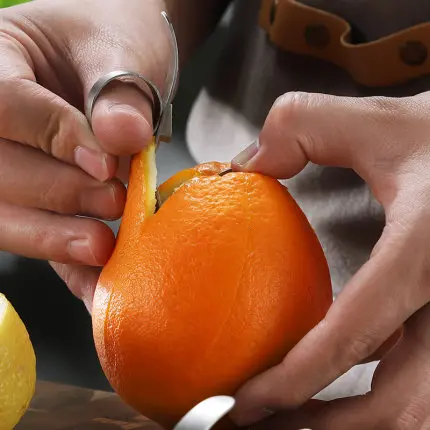 Нержавеющая сталь Апельсиновая Овощечистка лимонный цитрусовый нож слайсер
