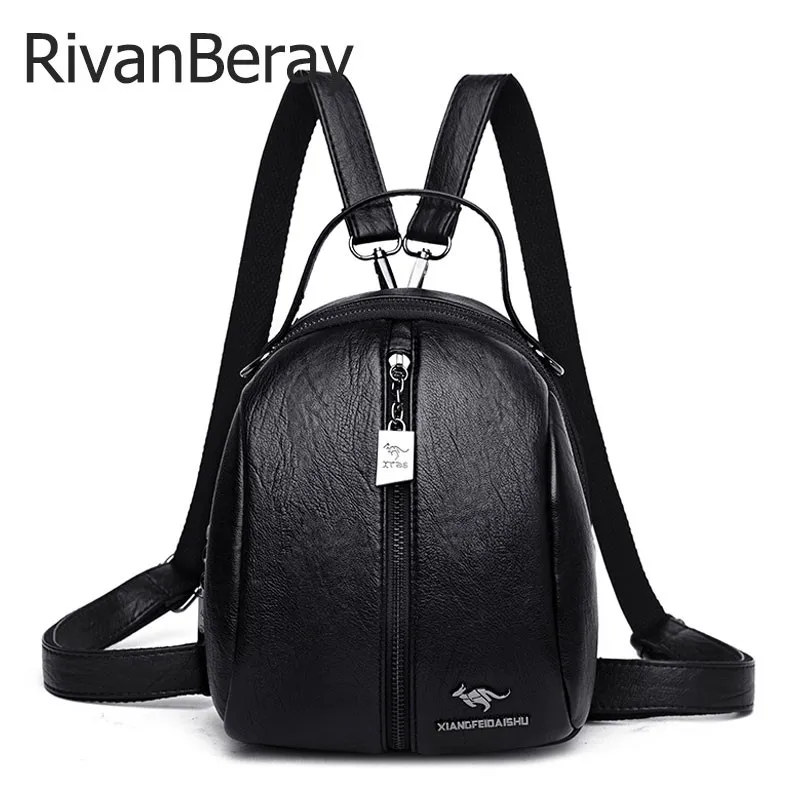 Новый Дизайнерский Модный женский рюкзак мини мягкий кожаный