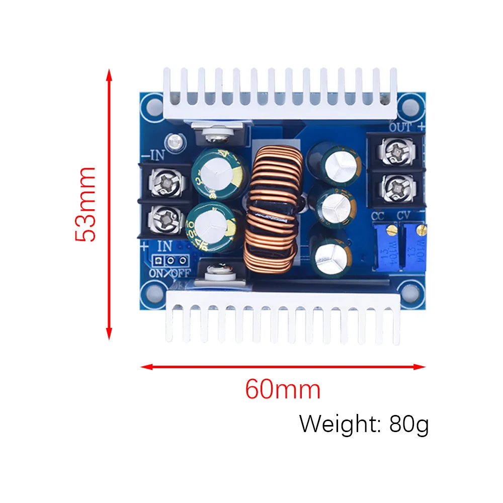 300W 20A DC-DC понижающий преобразователь модуль с драйвером постоянного тока для