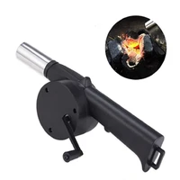 portable outdoor barbecue hand cranked air blower portable bbq air blower tools picnic camping accessories