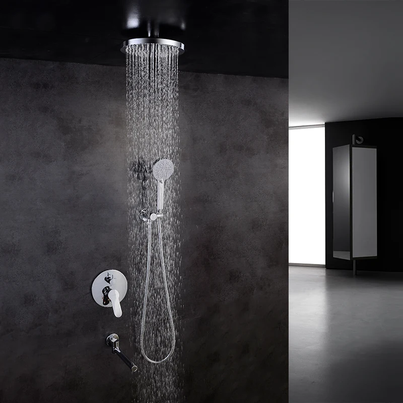 Бесплатная доставка скрытая круглая насадка для душа с различными осадками