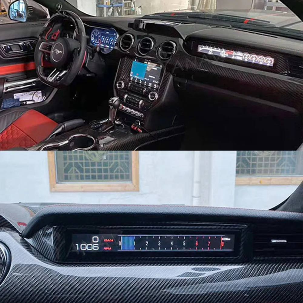 

Android Auto Co-pilot Competitive Instrument Panel For Ford Mustang 2015-2021 Modified LCD Information Display Digital System