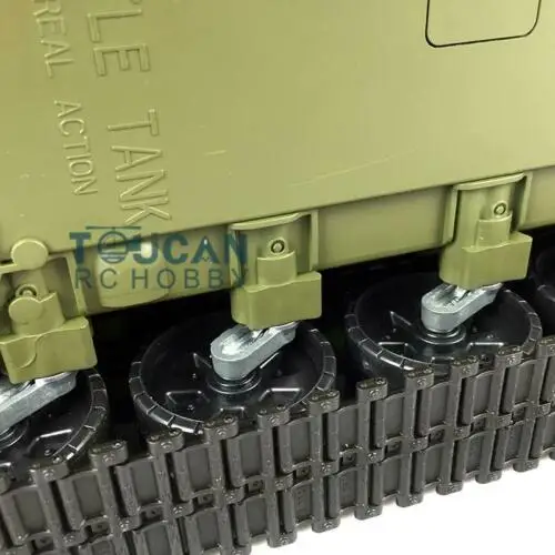 Henglong 1/16 6,0 пластик Россия T72 RTR rc Танк 3939 с 360 башенкой красные глаза TH15064
