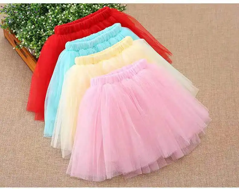 Летняя короткая юбка для девушек хлопковая сетчатая милая повседневная