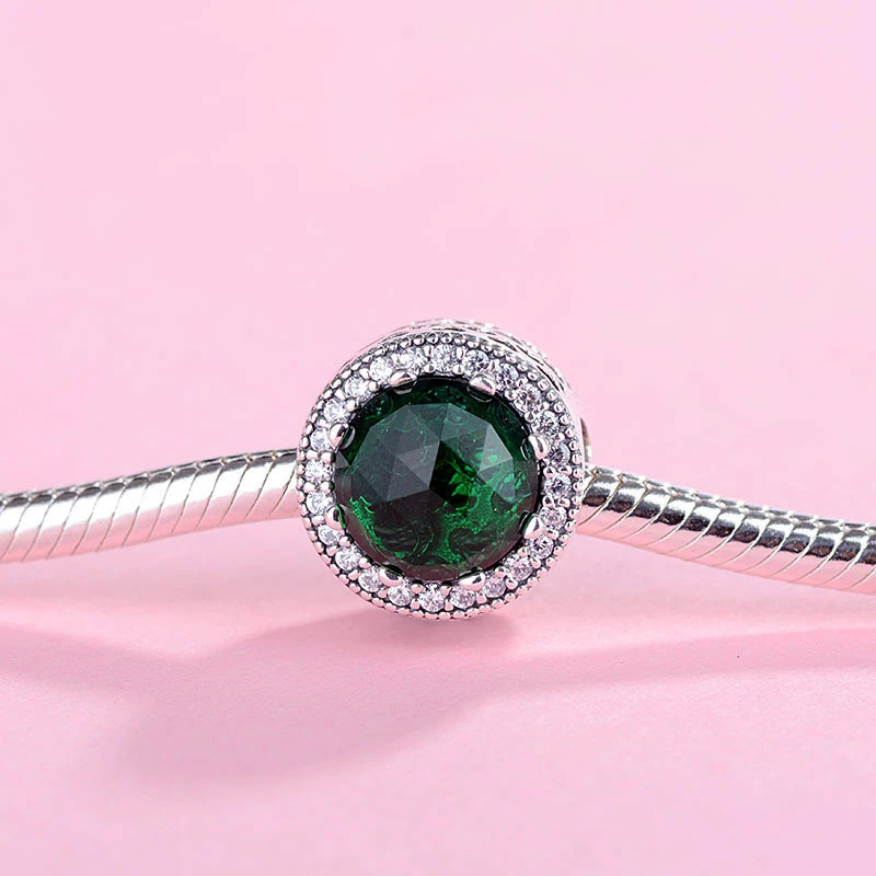 Бесплатная доставка подлинное 925 стерлингового серебра цвета морской волны