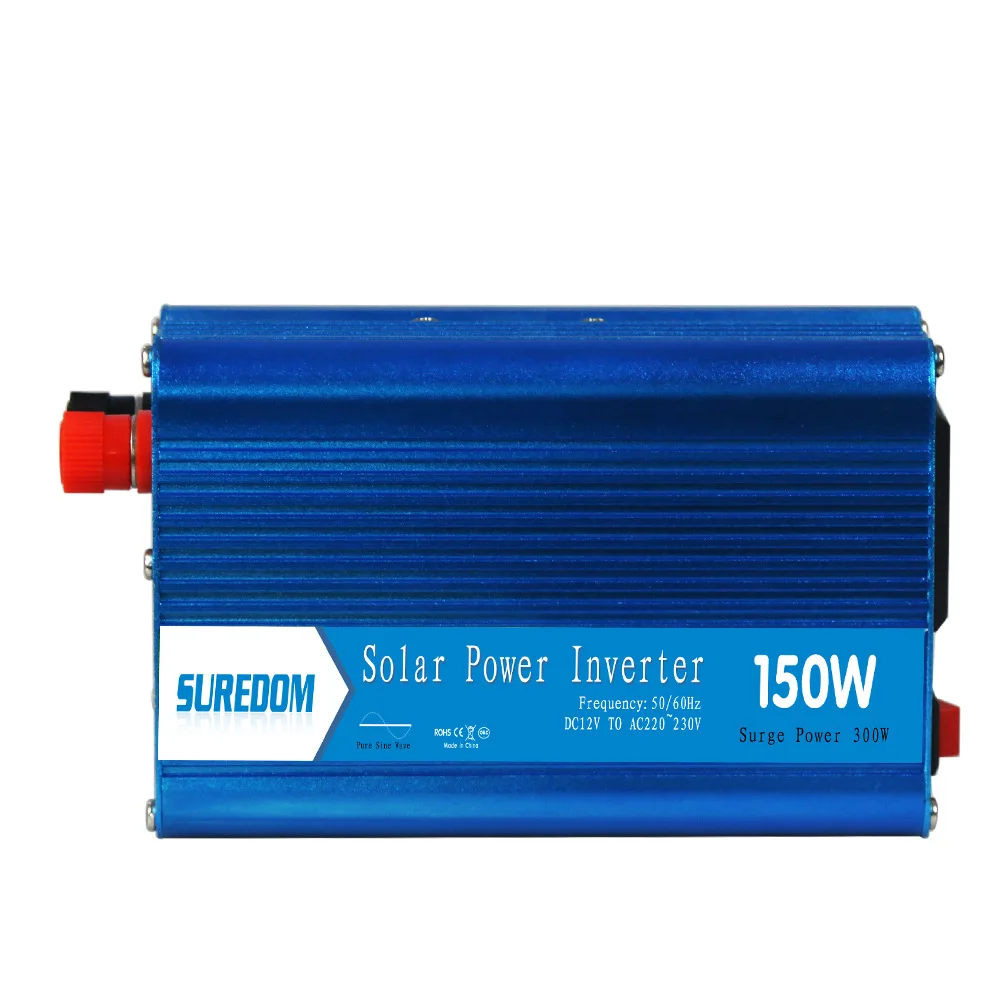 

Car Solar Inverter Pure Sine Wave Inverter DC 12v To AC 110V/220V 150W Voltage Transformer Power Car Inverter Converter