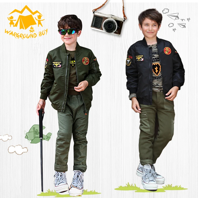 Весенне Осенняя детская куртка красивый детский бейсбольный костюм для