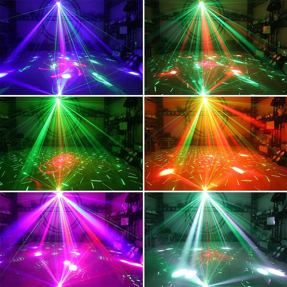 ALIEN RGBW LED Beam 96 узоров RGB лазерный проектор диско DJ Spot сценическое освещение
