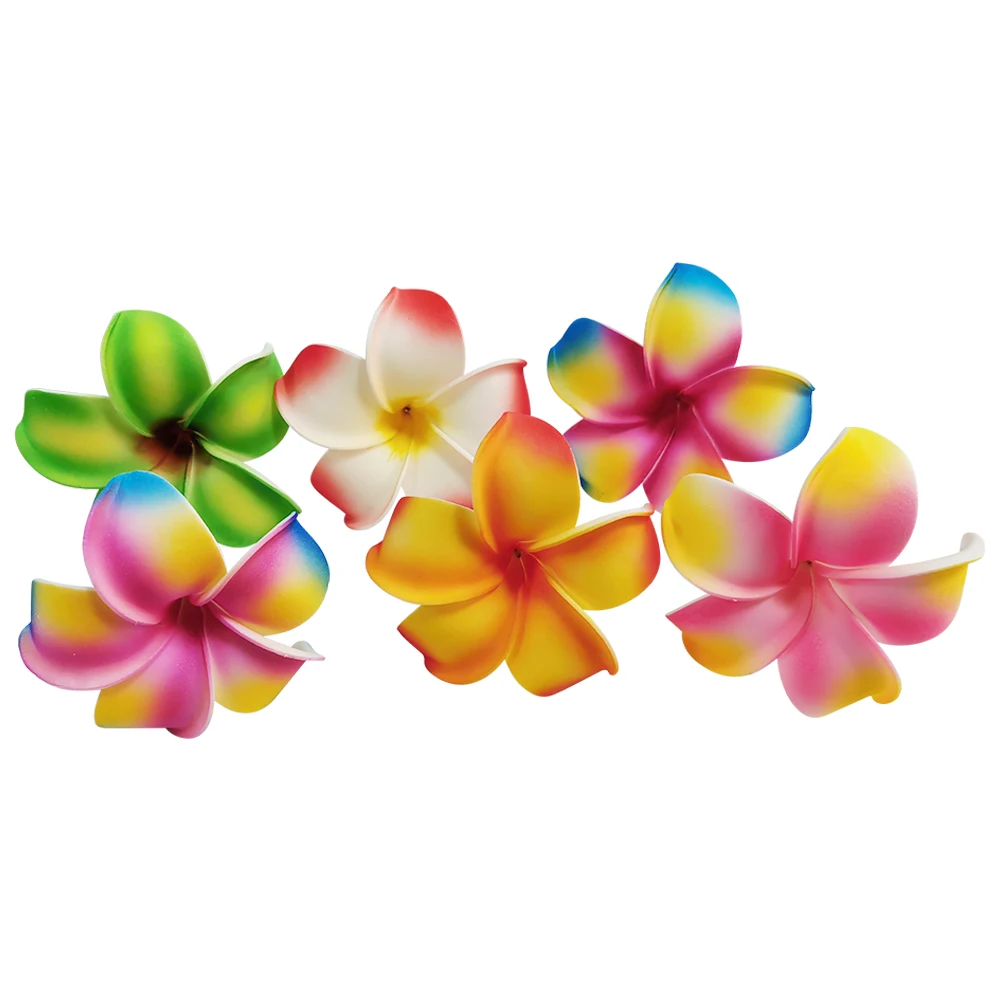 10 шт./компл. Цветы на Рождество Гаваи Лето Искусственные цветы Hula для девочек цветы для украшения волос