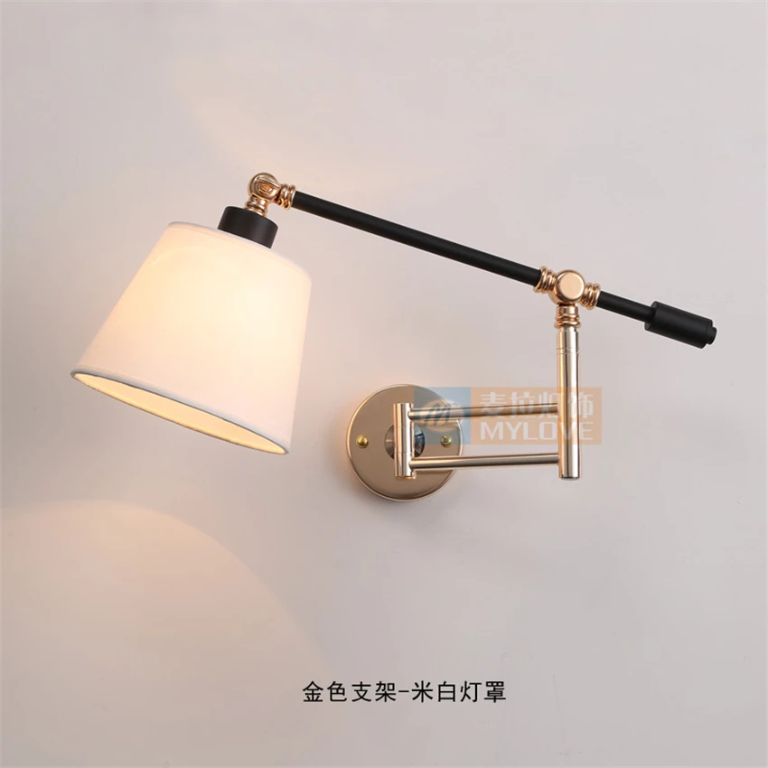 Современные рокер кронштейн настенные лампы в американском стиле страна