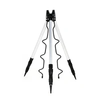 aluminum alloy telescopic 5 7 groove fishing rods holder portable collapsible tripod stand sea fishing pole bracket