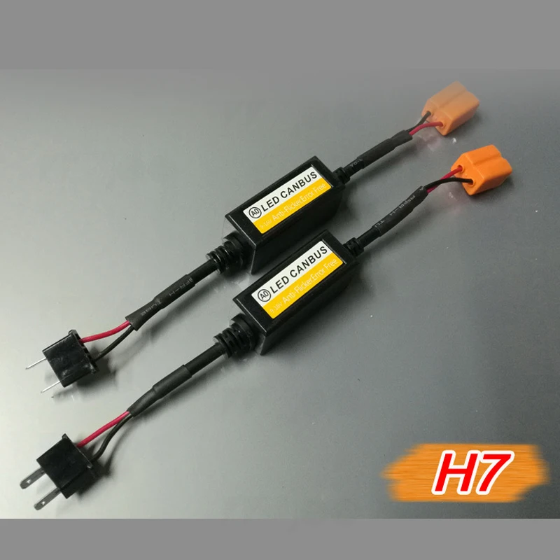 H1 H3 H4 H7 LED декодер фары CAN BUS EMC предупреждающий компенсатор конденсатор резистор с