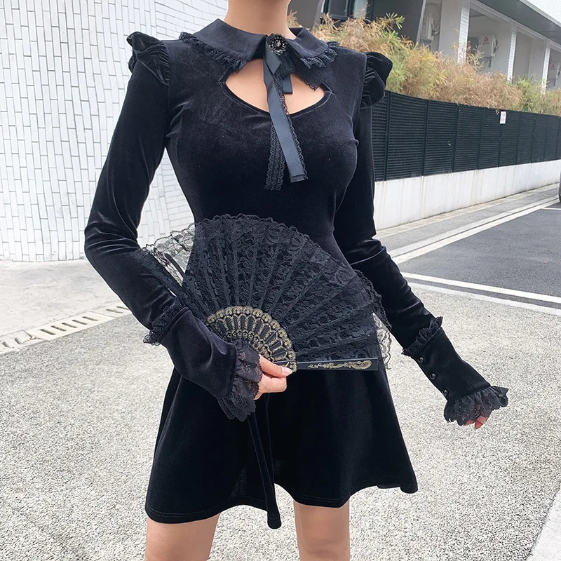 2020 летнее сексуальное готическое платье в стиле панк Ретро женское простое