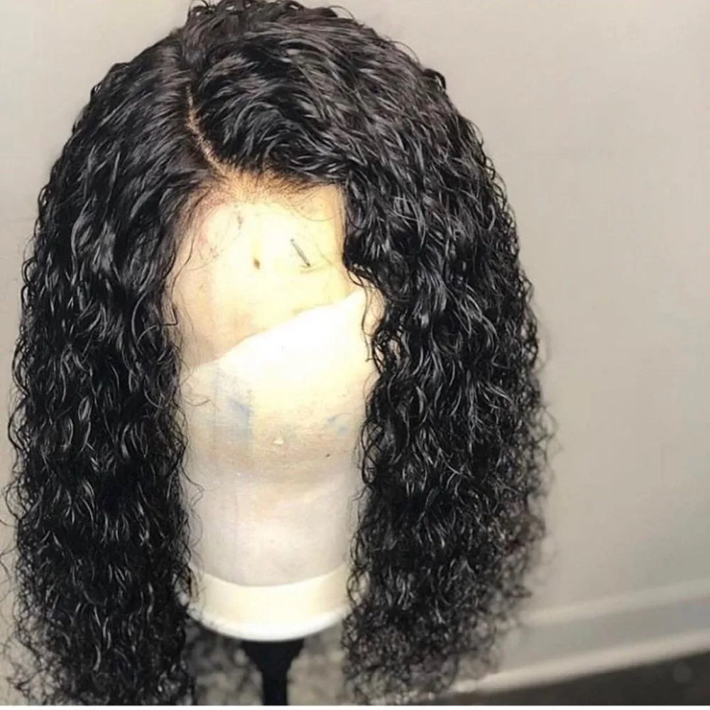 

FakeScalpPUsilkbaseLace Front Human Hair Wigs Curly Brazilian Remy Hair Wigs Pre Plucked With Natural Baby Hair Beauty Text