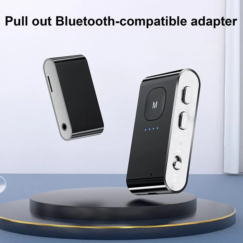 

Беспроводной приемник BR02 с поддержкой Bluetooth, простой в эксплуатации черный громкая связь, AUX Bluetooth-совместимый передатчик для автомобиля