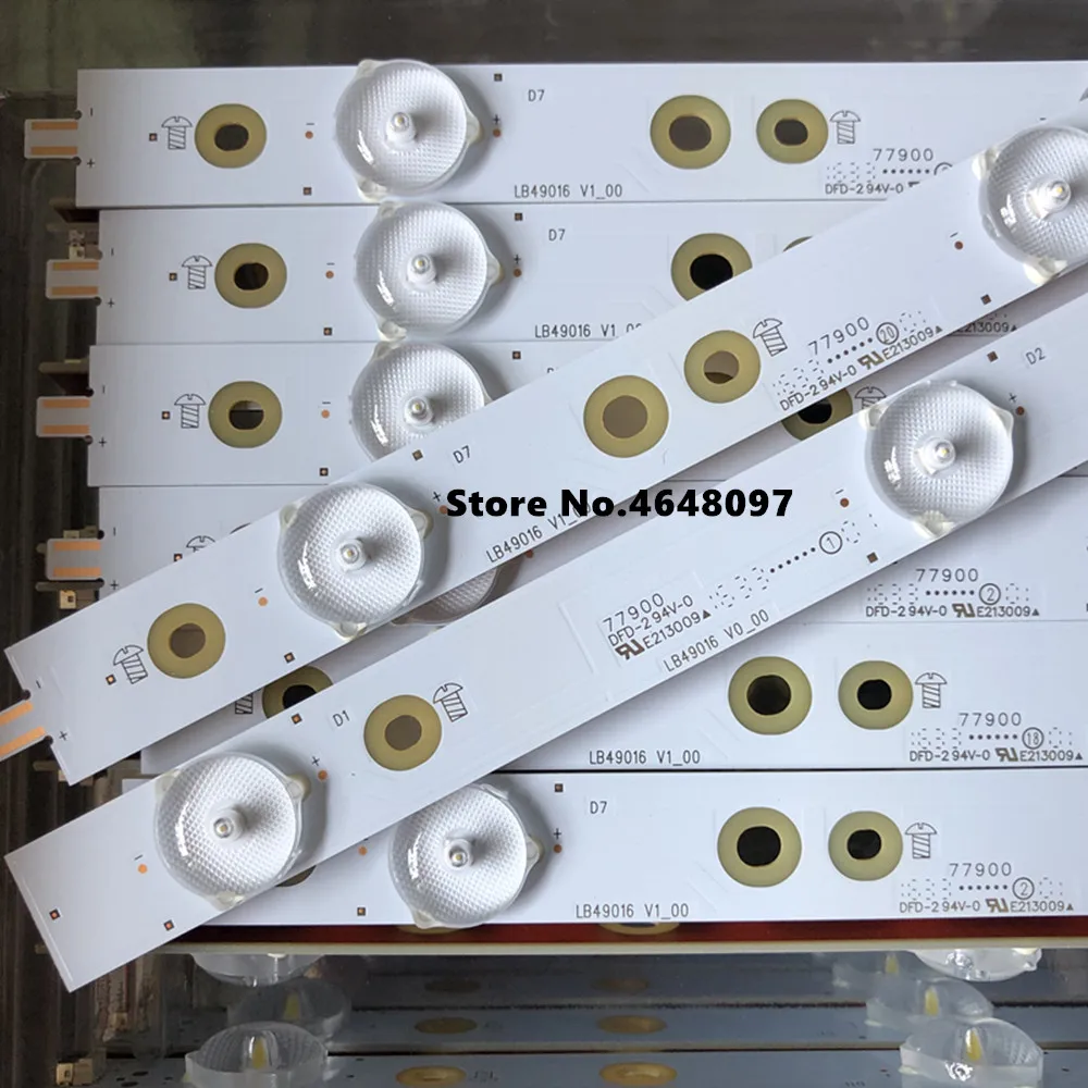 Новые 14 шт./комплект светодиодный подсветка полосы для LB49016 V1_00 GJ-2K16-490-D712-P5-R/L 01N21