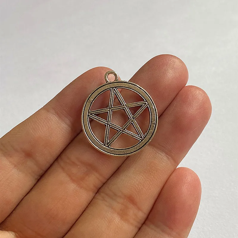 

18pcs Celtic Knot Pentagram Pendants, For Jewelry Making Diy Handmade Necklace Earrings Aesthetic Accessories Charms Findings