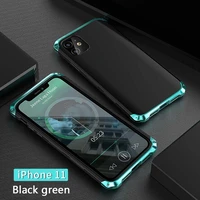 aluminum alloy mobile phone case for iphone 13 12 pro 6 7 8 iphone 11 case all inclusive side thin and light mobile phone case