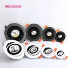 Встраиваемый светодиодный Светильник направленного света с регулируемой яркостью, вращение на 360 градусов, 7 Вт, 9 Вт, 12 Вт, 15 Вт, 18 Вт, аналогичный светильник для домашсветильник щения