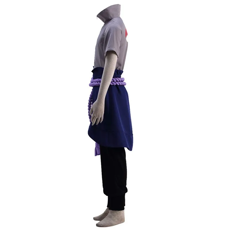 Аниме косплей костюм Саске учихи ниндзя Парик |