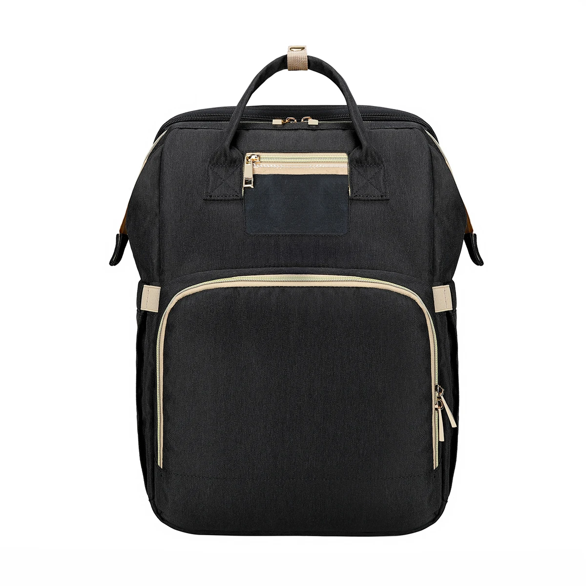 

Портативный рюкзак для мам из ткани Оксфорд, Многофункциональный складной ранец большой вместимости для детской кроватки, износостойкая Повседневная сумка