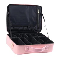 multifuction pu cosmetic makeup bag case organizer make up storage tote bag