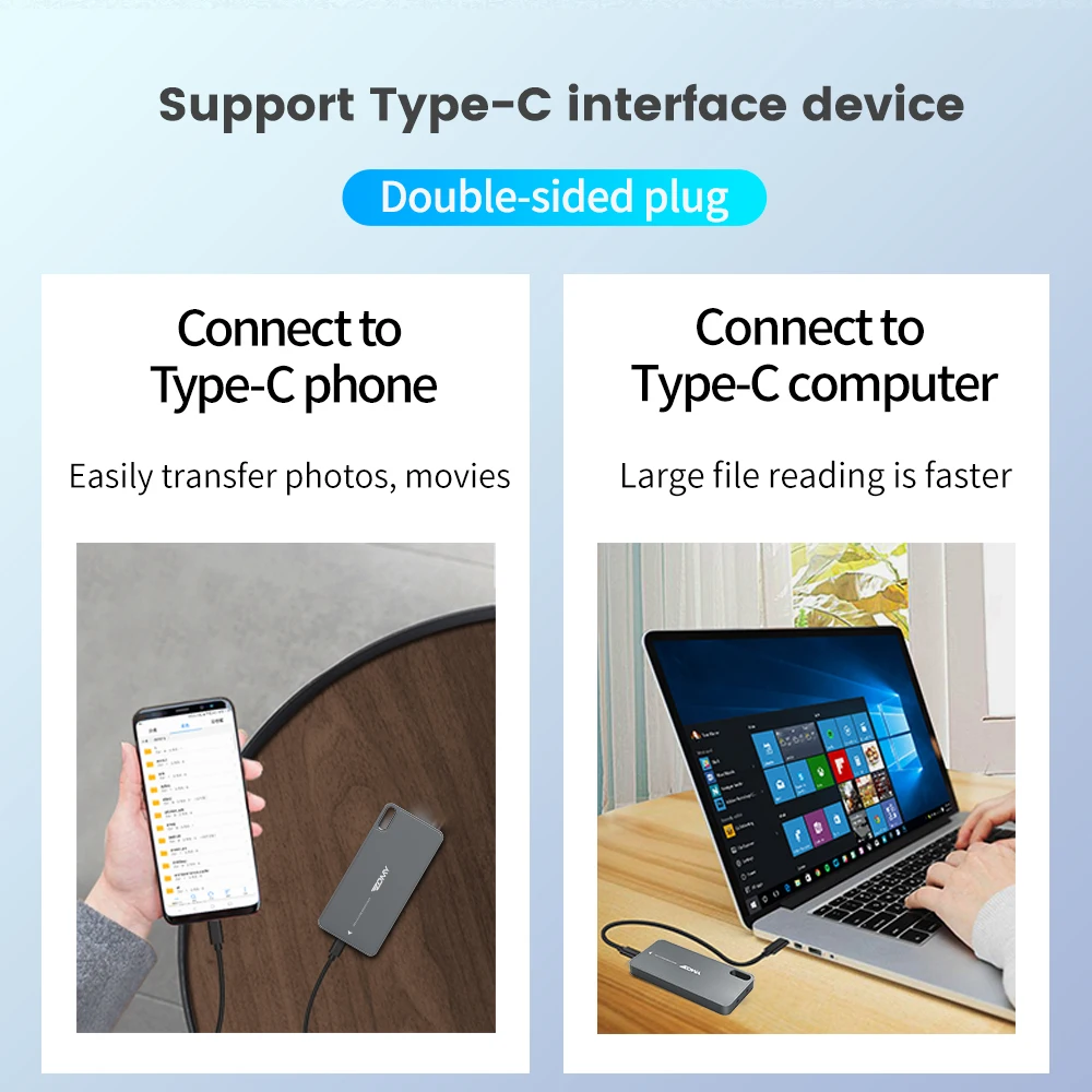 Твердотельный накопитель Zomy M.2 NVMe на USB 3 1 корпус для жесткого диска чехол SSD с