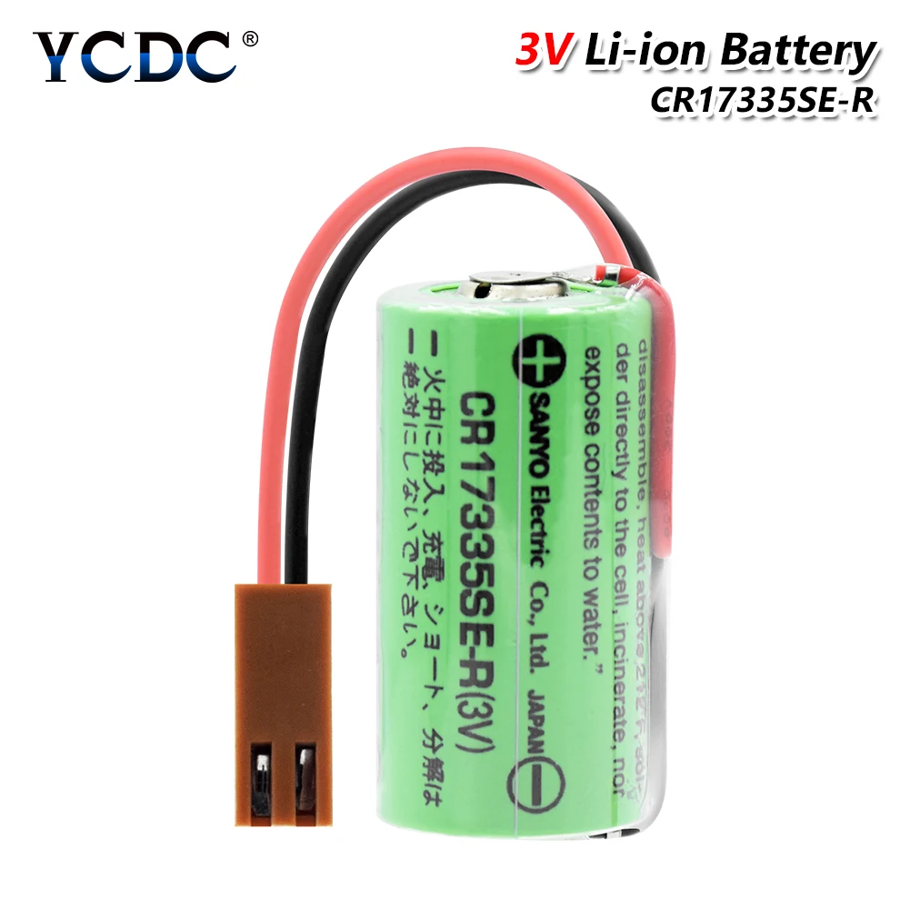 YCDC 3V CR17335SE R PLC аккумулятор CR2/3A CNC система 1800mAh литий ионные резервные батареи для