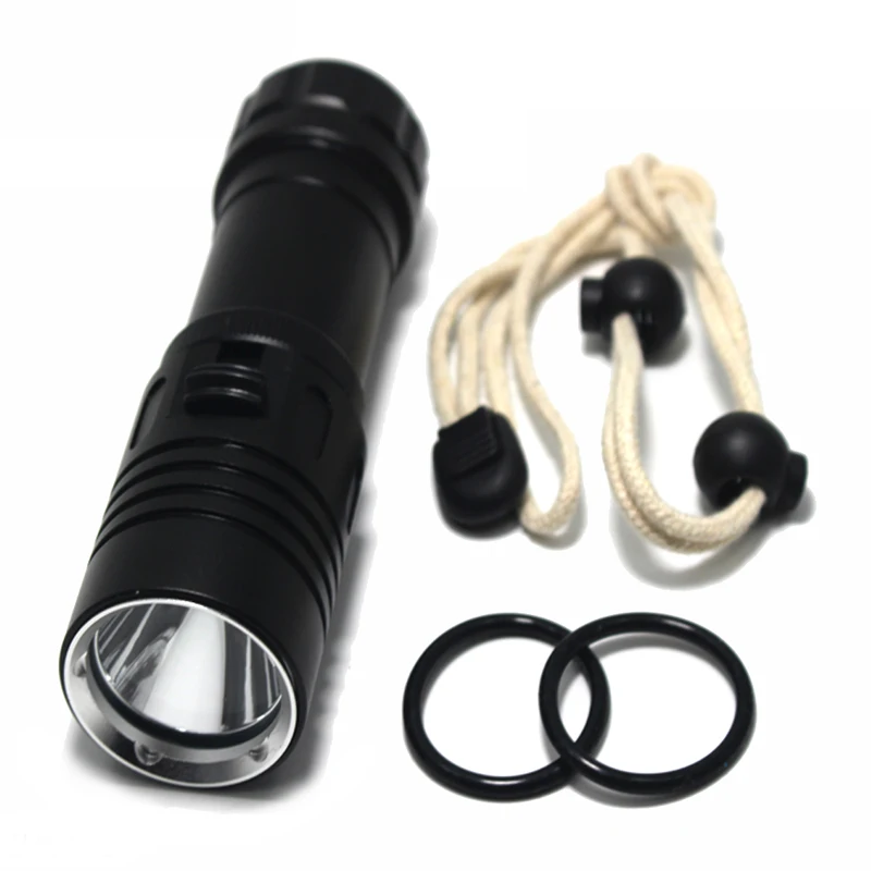 

DX1 Professional Highlight 10W CREE L2 Led Diving Flashlight Small Mini DX1S Underwater Torch Flash Light by 18650/26650 battery