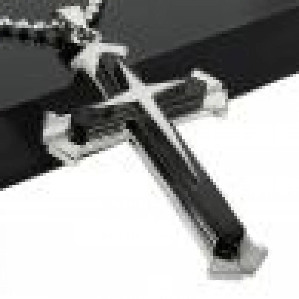 

Alloy Men Necklace Cross Pendant Stainless Steel Chain Necklace Jewelry Charm Choker Punk Jewelry christmas gift Dropshipping