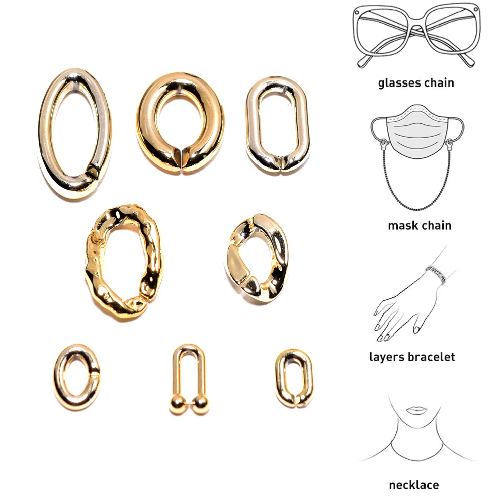 DIY кулон ювелирные изделия аксессуары принадлежности ручной медная Пряжка