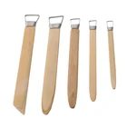 Профессиональные инструменты из бамбуковой полимерной глины, керамический скребок для моделирования, резная скульптура, инструменты для хобби, товары для рукоделия