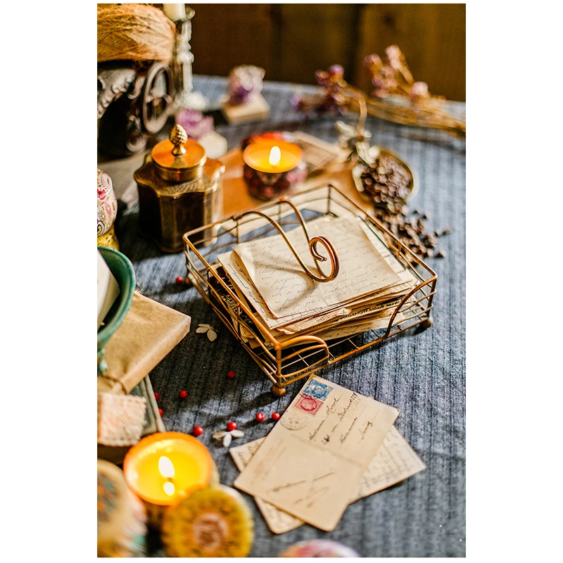 

Ретро-потертая стойка для бумажных салфеток, кухонный стол, настольное украшение, домашние аксессуары