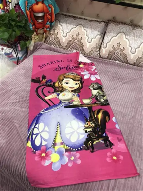 Disney милое хлопковое пляжное полотенце с Микки Маусом банное мягкое Впитывающее