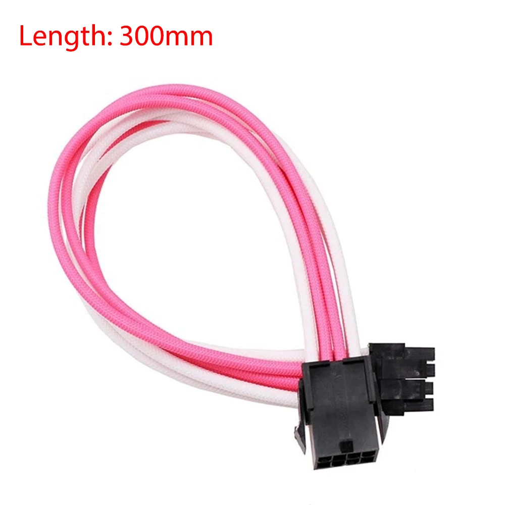 

Graphics Card Extension Cable 8Pin Female to PCI-E 6+2Pin Power Supply VGA Cord 30cm PC Computer Power Cable Extender