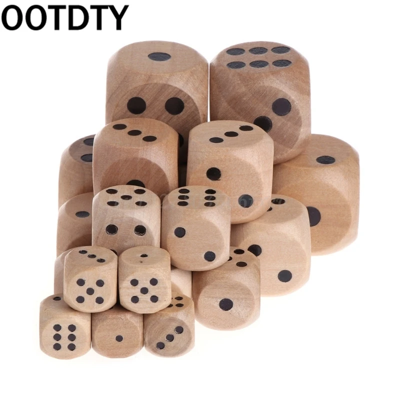 6 шт./набор вечерние деревянные кубики для Маджонга|Кубики| |