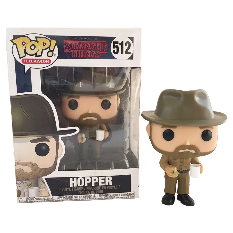 with box 512 FUNKO POP GODZILLA странные вещи фигурка игрушки Коллекция Модель игрушки для детей подарок на день рождения - Цвет: with box 512