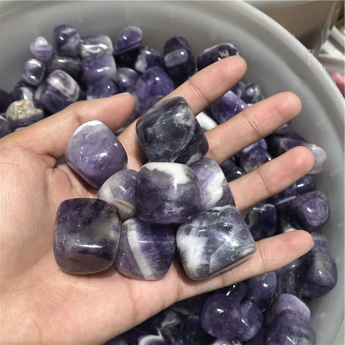 

500g 20-40mm Natural Dream Amethyst Crystal Stones Bulk Tumbled Gem Stone Healing Decoration Natural Quartz Crystals